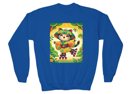 Firefly Dance on Wheels Youth Crewneck Sweatshirt