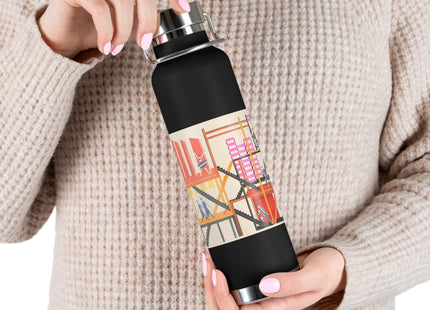 Maquettes de Théatre 4 by Alexandra Exter Copper Vacuum Insulated Bottle, 22oz