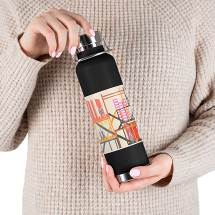 Maquettes de Théatre 4 by Alexandra Exter Copper Vacuum Insulated Bottle, 22oz