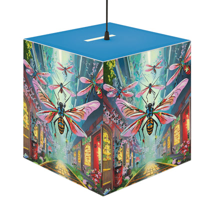 Neon Swarm Light Cube Lamp