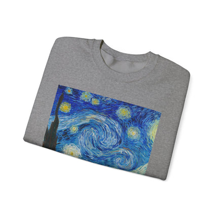 The Starry Night by Vincent Van Gogh Heavy Blend™ Crewneck Sweatshirt