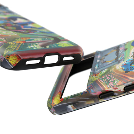 Cyber Panther's Hunt Phone Cases