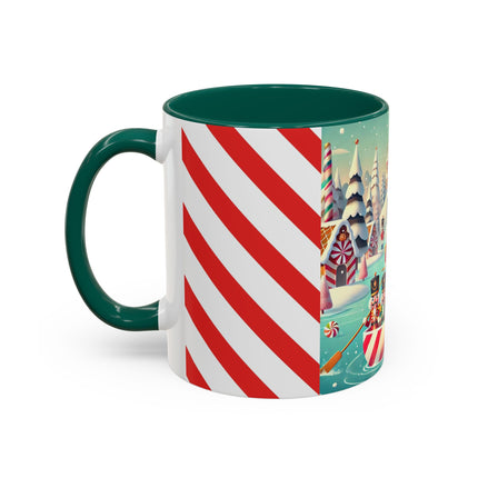 Nutcracker Candy-Striped Adventure Colorful Mugs (11oz, 15oz)
