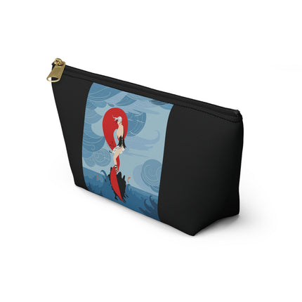 Siren of the Waves Cosmetic Bag – Dramatic Sea Power & Bold Elegance