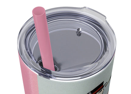 Costume de Yacht by George Barbier Skinny Tumbler with Straw, 20oz