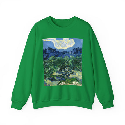 Olive Trees by Vincent Van Gogh Unisex Heavy Blend™ Crewneck Sweatshirt