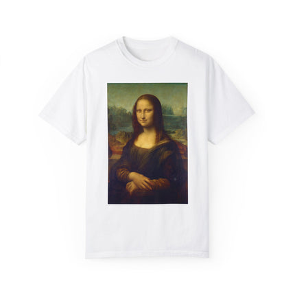 Mona Lisa by Leonardo da Vinci Unisex Garment-Dyed T-shirt