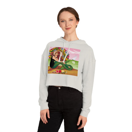 Siren Serenade Cropped Hooded Sweatshirt