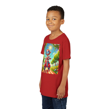 The Traveling Robot Youth Short Sleeve Tee
