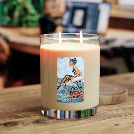 Playful Waves & Fashion Follies Scented Candle – Full Glass, 11oz