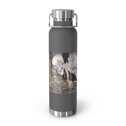 Mitsukuni Defying the Skeleton Spectre by Utagawa Kuniyoshi Copper Vacuum Insulated Bottle, 22oz
