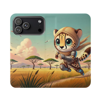 🐆⚡ Swift Cheetah Flip Case – Speed, Freedom & Untamed Adventure