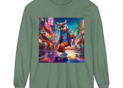 Neon Skater Garment-dyed Long Sleeve T-Shirt