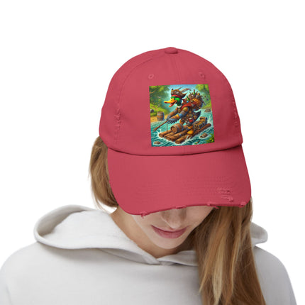 The Daring Drake Unisex Distressed Cap