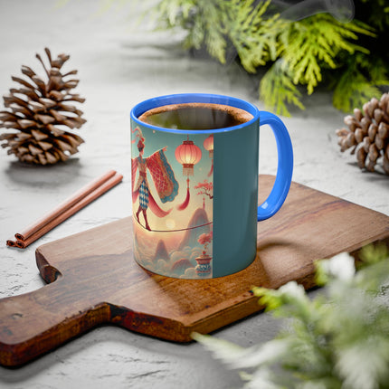 The Lantern Walker Colorful Mugs (11oz, 15oz)