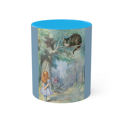 “I growl when I’m pleased, and wag my tail when I’m angry” by Sir John Tenniel Colorful Mugs, 11oz