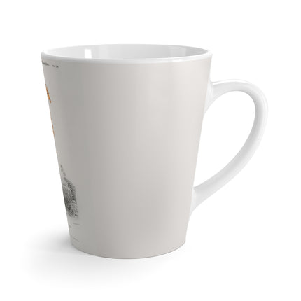 Giraffe by Charles Dessalines D' Orbigny Latte Mug