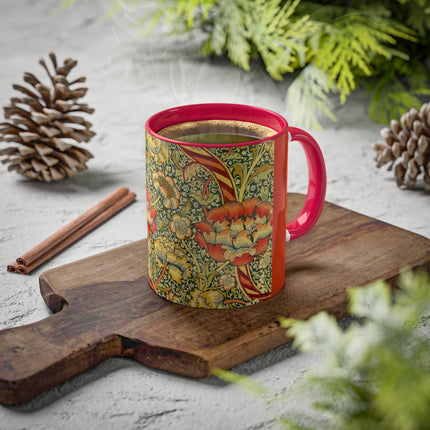 Chintz the Wandle Design by William Morris Colorful Mugs, 11oz