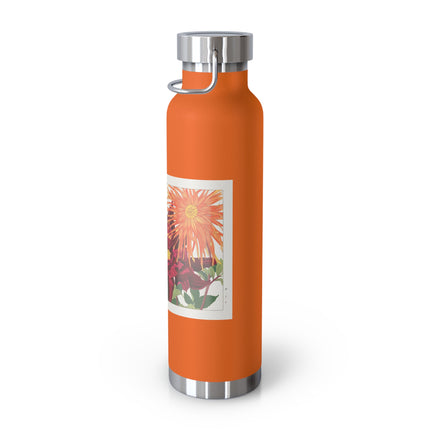Dahlia by Tanigami Kônan Copper Vacuum Insulated Bottle, 22oz