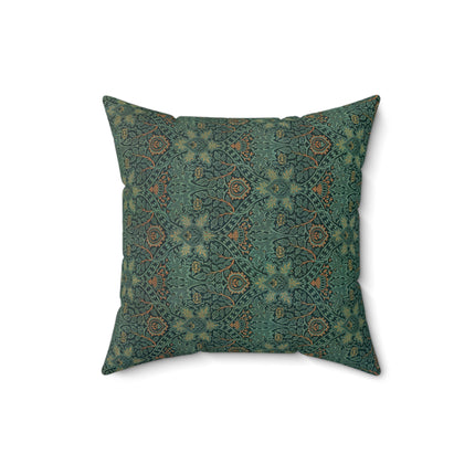 Ispahan Pattern by William Morris Spun Polyester Square Pillow