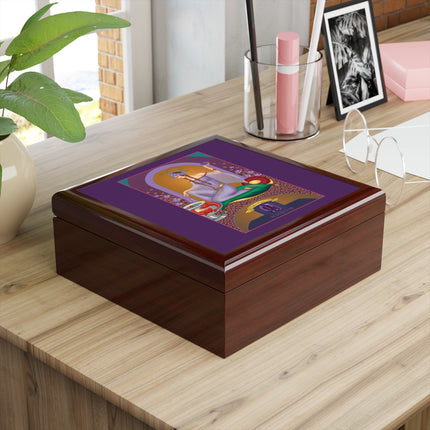 February & Amethyst (from the Gem Series) by Sofia Chiostri Jewelry Box