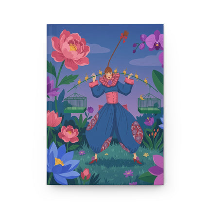 🐦🌺 The Keeper Of The Golden Birds Hardcover Journal – Art Deco Fashion Illustration