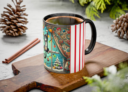 Mischief in Tinselland Colorful Mugs (11oz, 15oz)