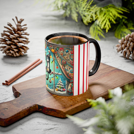 Mischief in Tinselland Colorful Mugs (11oz, 15oz)