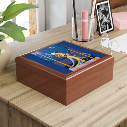 Smoke and Secrets: A Glamorous Encounter in Prohibition Era Jewelry Box