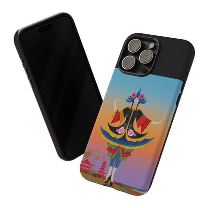Colorful Dancer Phone Case – Vibrant Grace & Cultural Elegance