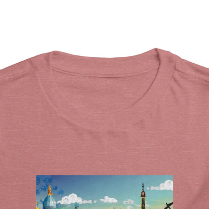 Crab Architect Toddler Short Sleeve Tee