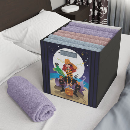 Moonlit Pirate Halloween Felt Storage Box