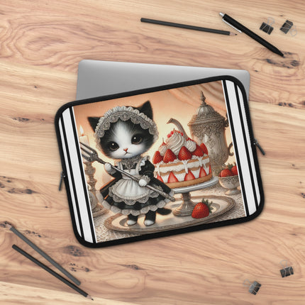 The Patisserie Kitten Laptop Sleeve – Sweet Charm & Storybook Delight
