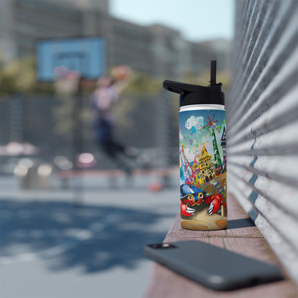 Crab Architect Stainless Steel Water Bottle