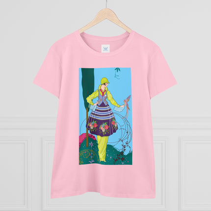Exquisite Elegance by Umberto Brunelleschi Women's Midweight Cotton Tee
