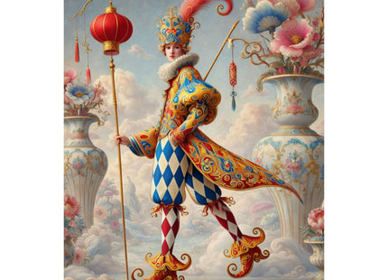 The Ornamental Jester Matte Vertical Posters