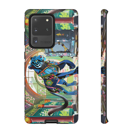 Cyber Panther's Hunt Phone Cases