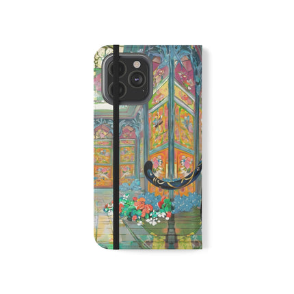 🐾💎 Cyber Panther's Hunt Flip Case – Digital Instinct & Neon Pursuit