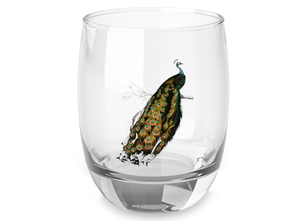 Indian Peafowl by Charles Dessalines D' Orbigny Whiskey Glass