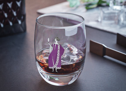 Jamais prêtes! (Never Ready!) by Charles Martin Whiskey Glass