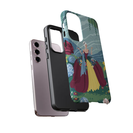 🌹🌿 The Willow Garden Promenade Phone Case – Art Deco Floral Elegance