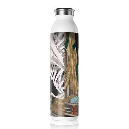 Mitsukuni Defying the Skeleton Spectre by Utagawa Kuniyoshi Slim Water Bottle