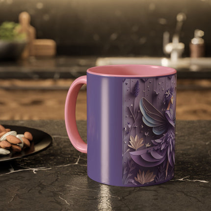 Lavender Fairy Colorful Mugs (11oz, 15oz)