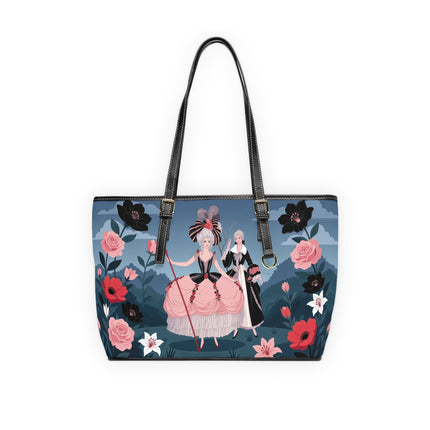 🌹🎭 The Rose Masquerade Promenade Shoulder Bag – Art Deco Floral Elegance