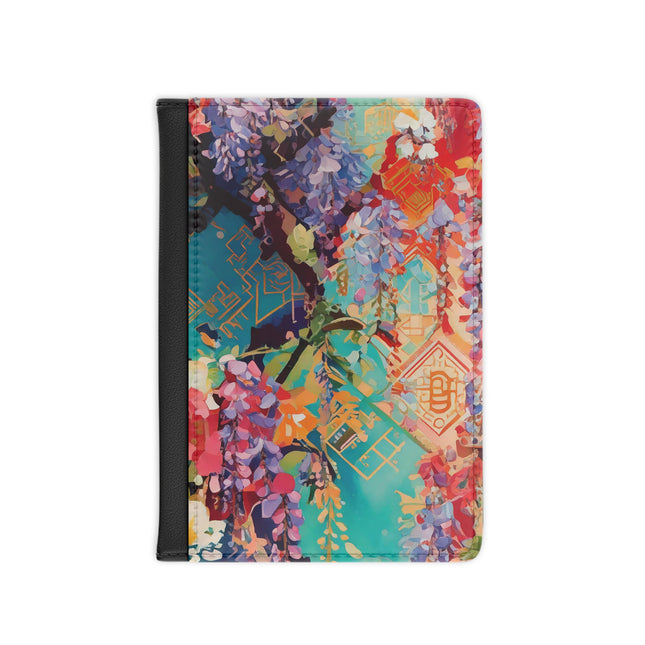 Golden Wisteria Symphony Passport Cover