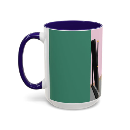 The Yellow Hat Colorful Mugs – 1920s Vogue Whimsy & Playful Elegance