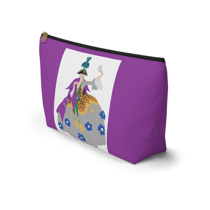 Masquerade Marquise Cosmetic Bag – Art Deco Glamour & Carnival Mystique