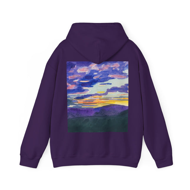 🌿🎨 Naturstudie XII by Karl Wiener Hooded Sweatshirt – Artistic Observation & Natural Beauty