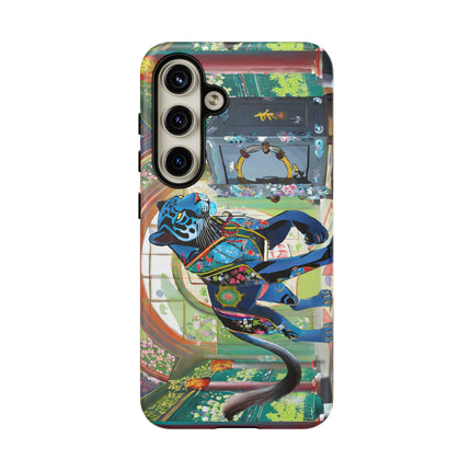 Cyber Panther's Hunt Phone Cases