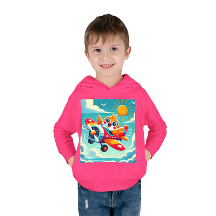 Joyful Bird Aviator Toddler Pullover Fleece Hoodie